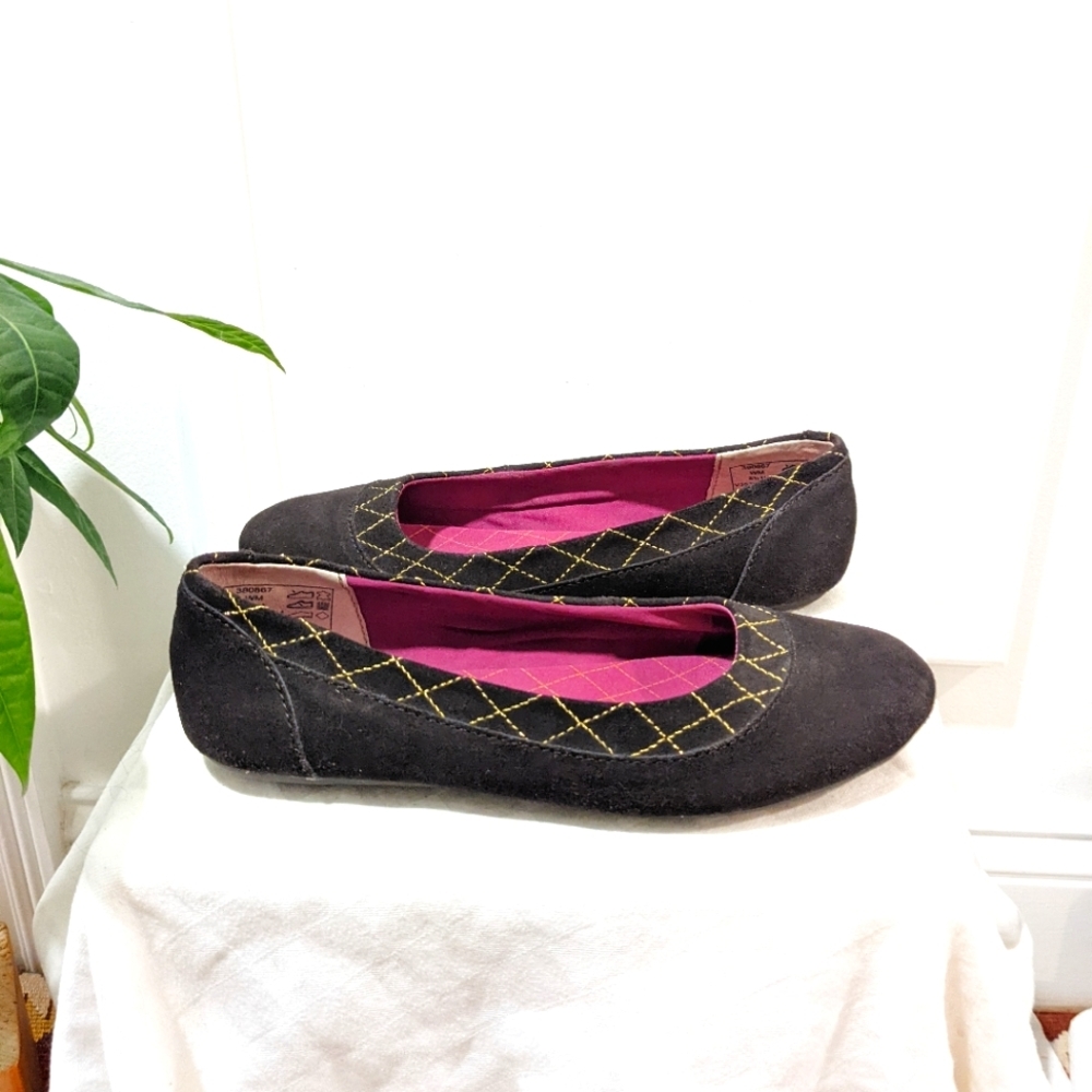 Lands'end suede flats